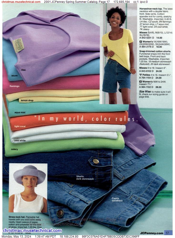2001 JCPenney Spring Summer Catalog, Page 17