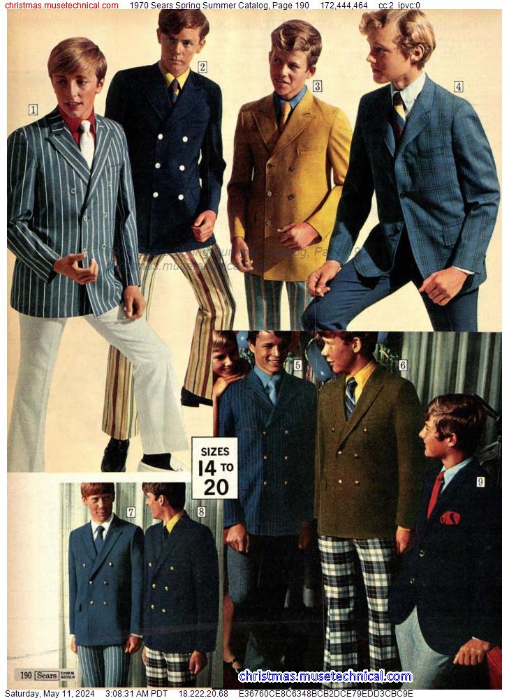 1970 Sears Spring Summer Catalog, Page 190 - Catalogs & Wishbooks