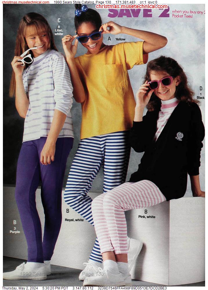 1990 Sears Style Catalog, Page 130