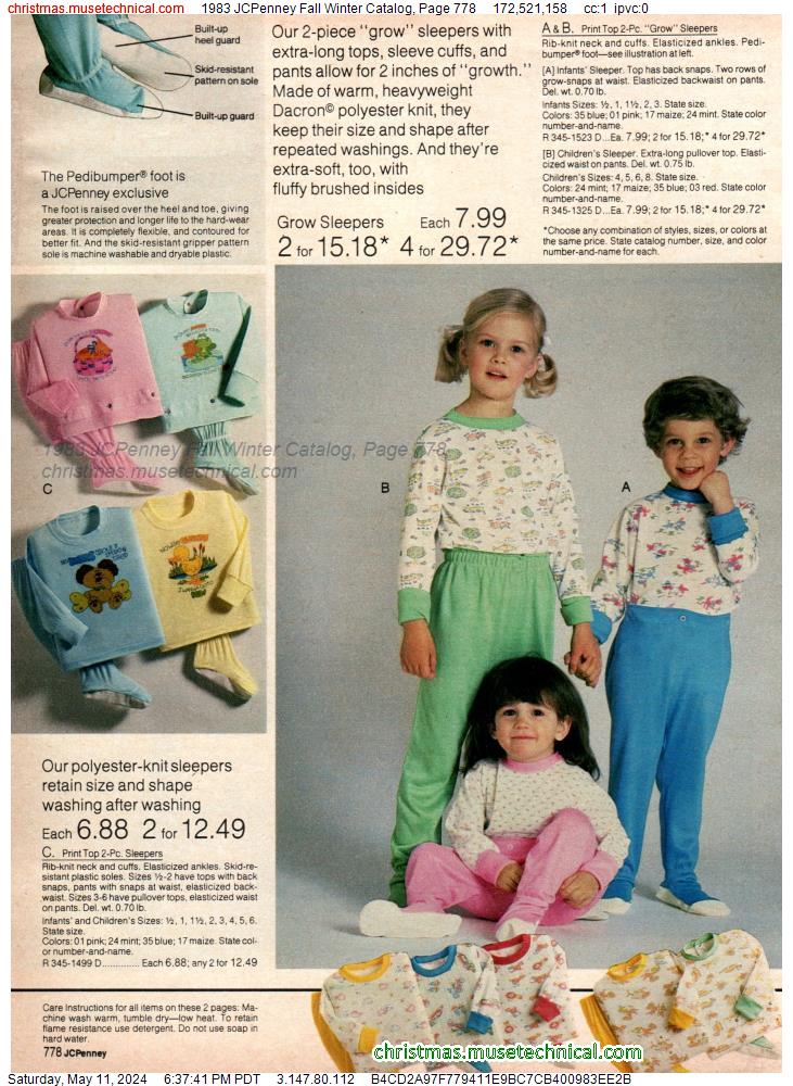 1983 JCPenney Fall Winter Catalog, Page 778