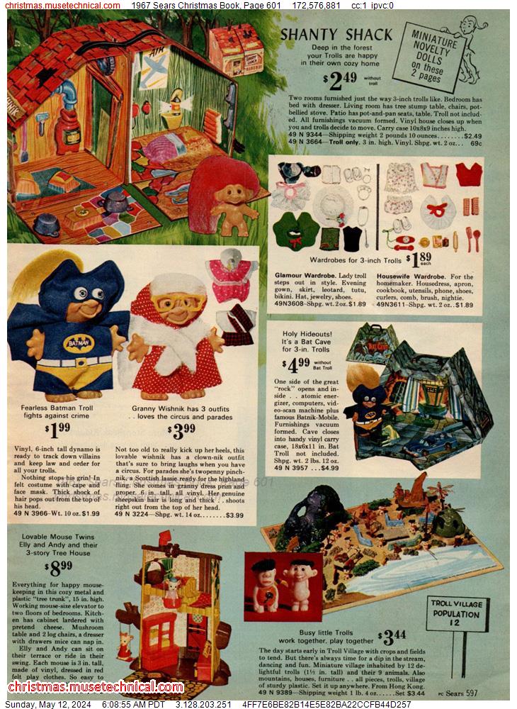 1967 Sears Christmas Book, Page 601