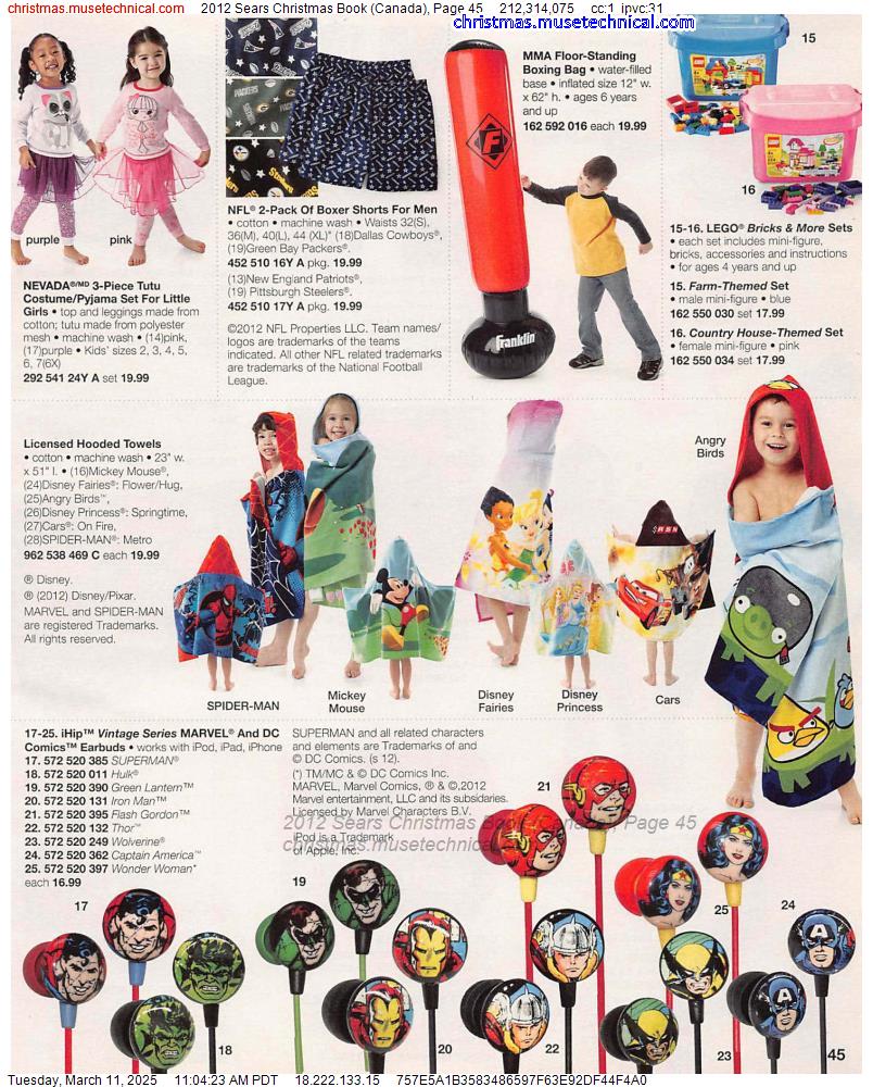 2012 Sears Christmas Book (Canada), Page 45