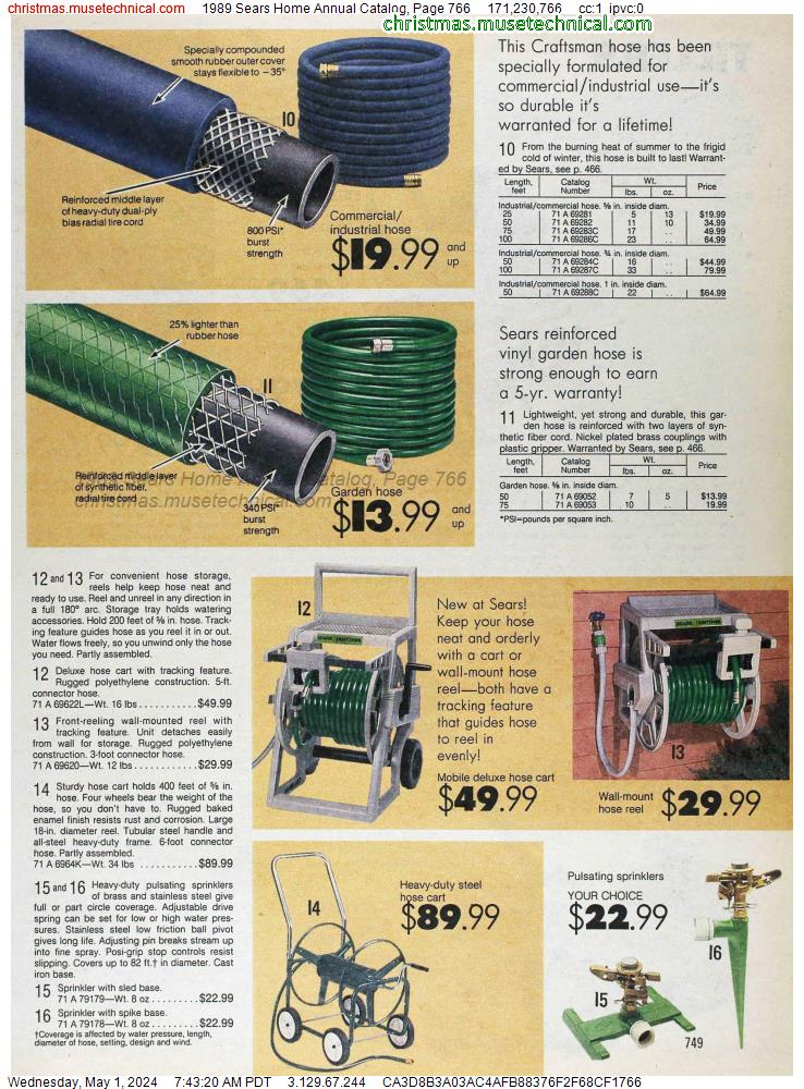 1989 Sears Home Annual Catalog, Page 766