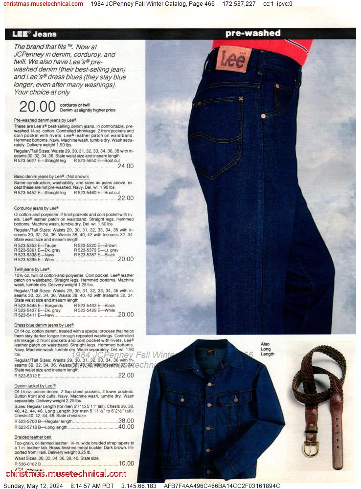 1984 JCPenney Fall Winter Catalog, Page 466