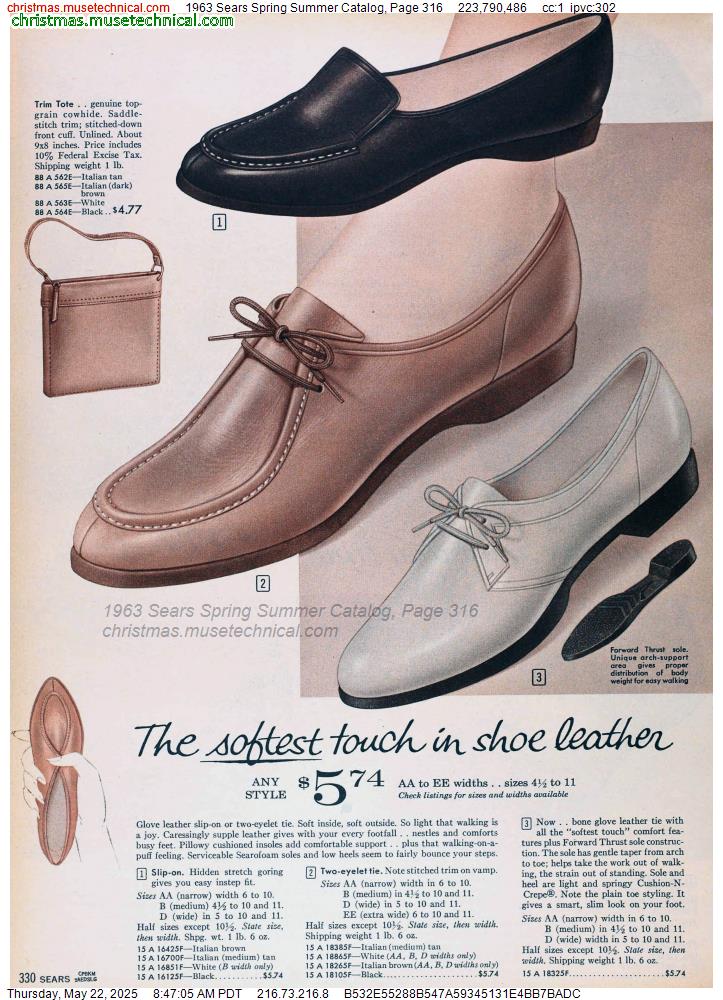 1963 Sears Spring Summer Catalog, Page 316