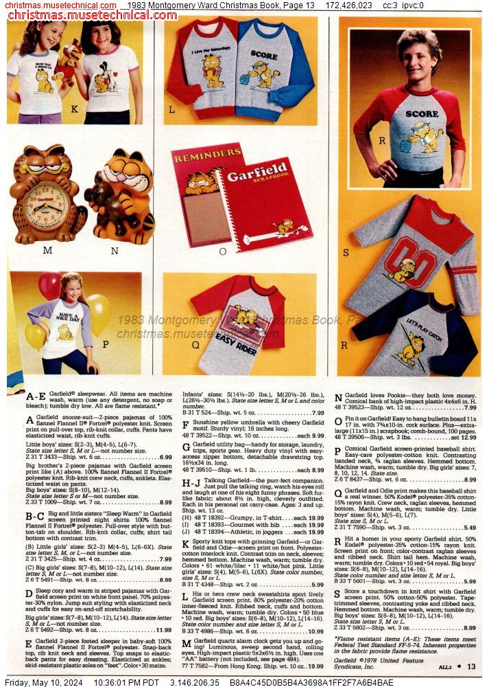 1983 Montgomery Ward Christmas Book, Page 13
