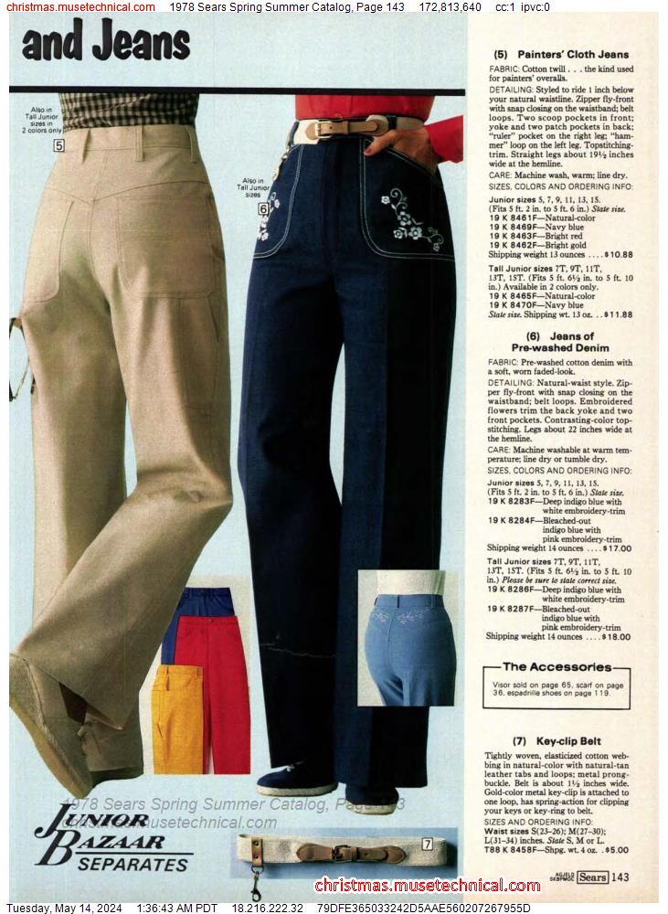 1978 Sears Spring Summer Catalog, Page 143