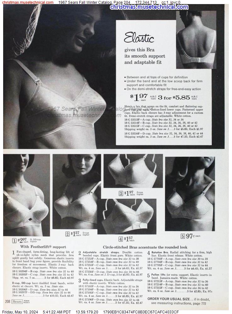 1967 Sears Fall Winter Catalog, Page 204