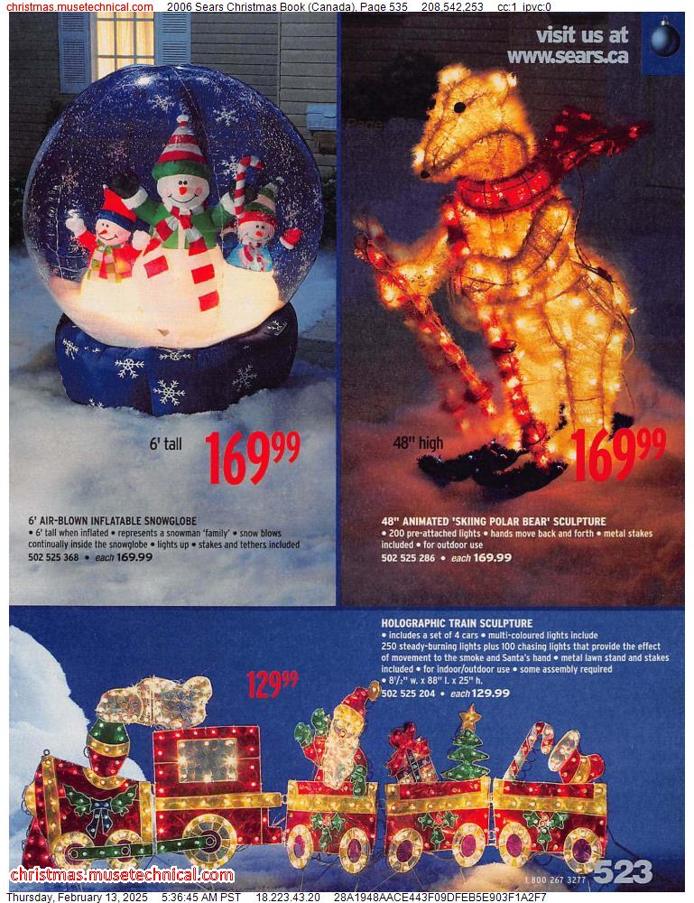 2006 Sears Christmas Book (Canada), Page 535