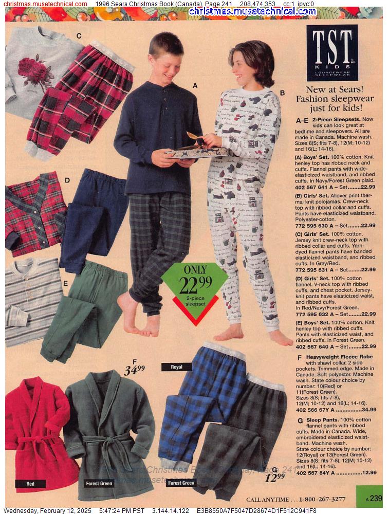 1996 Sears Christmas Book (Canada), Page 241