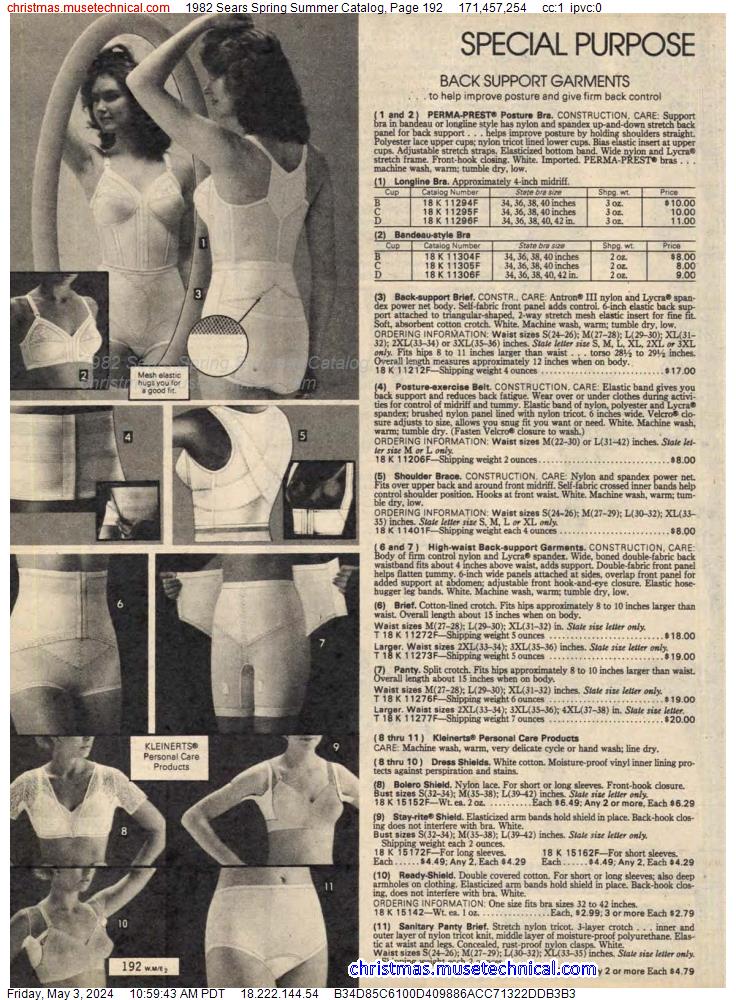 1982 Sears Spring Summer Catalog, Page 192