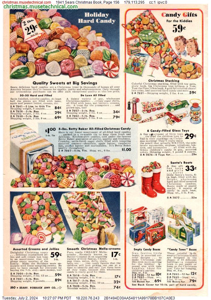 1941 Sears Christmas Book, Page 156
