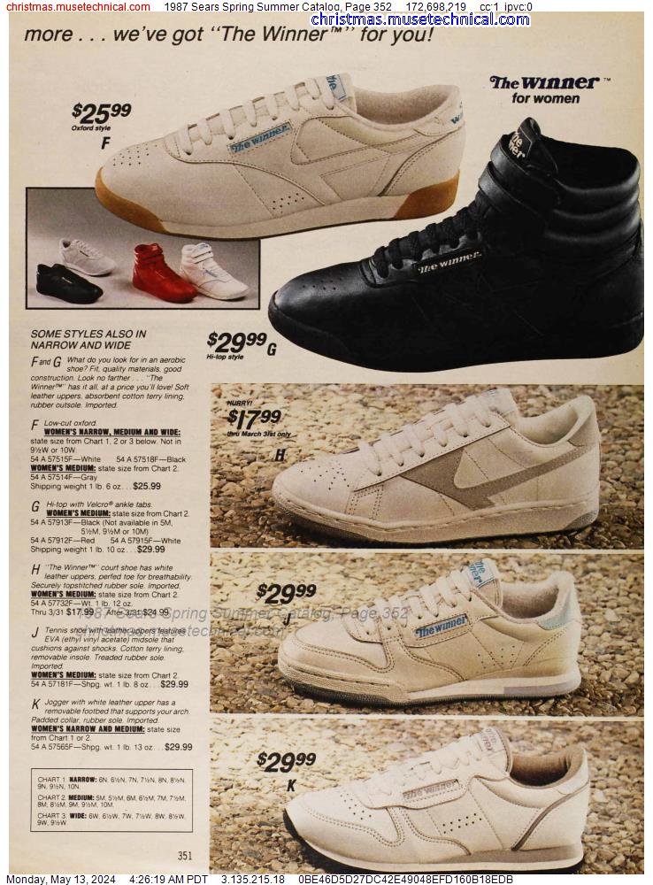 1987 Sears Spring Summer Catalog, Page 352