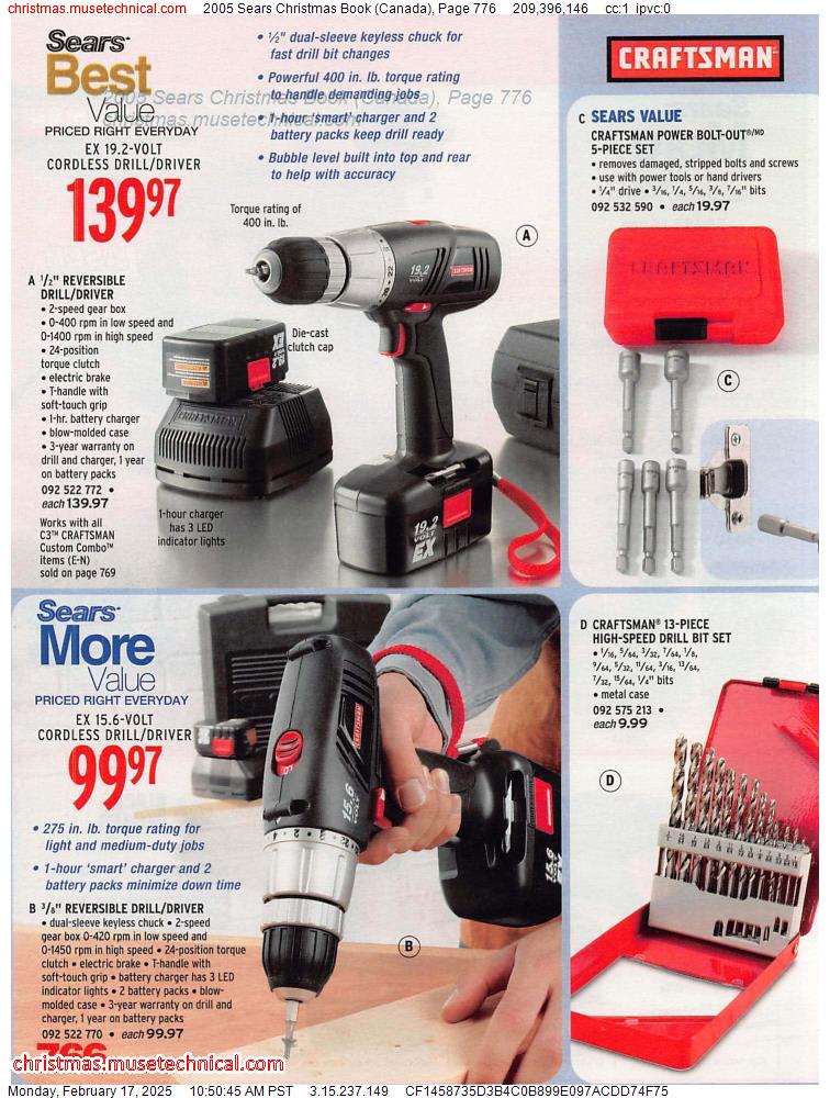 2005 Sears Christmas Book (Canada), Page 776