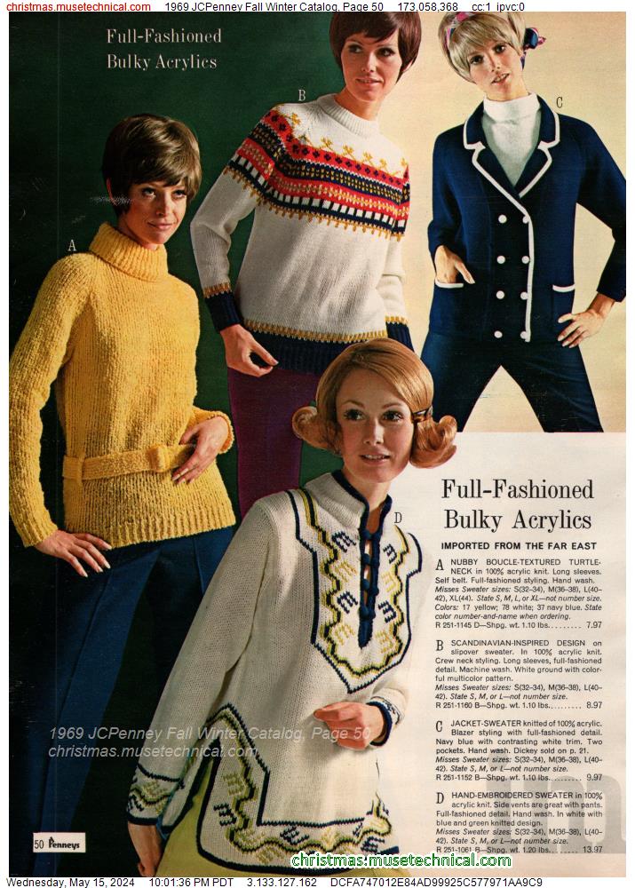 1969 JCPenney Fall Winter Catalog, Page 50