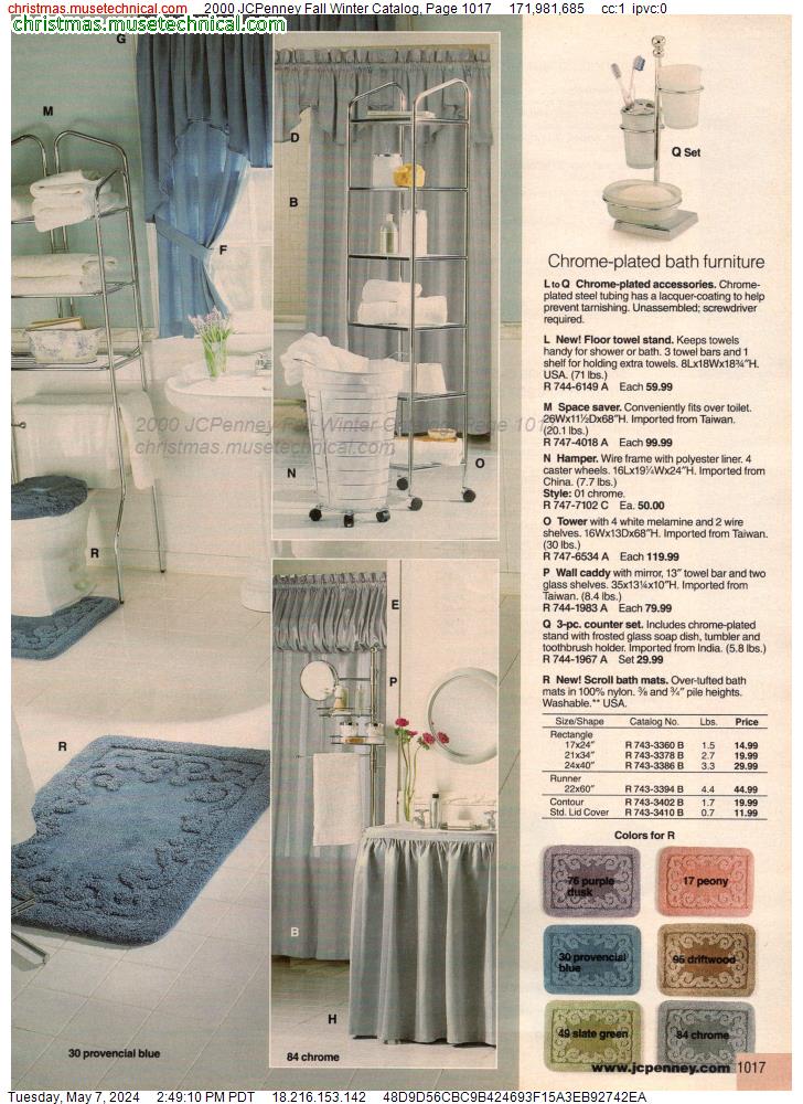 2000 JCPenney Fall Winter Catalog, Page 1017