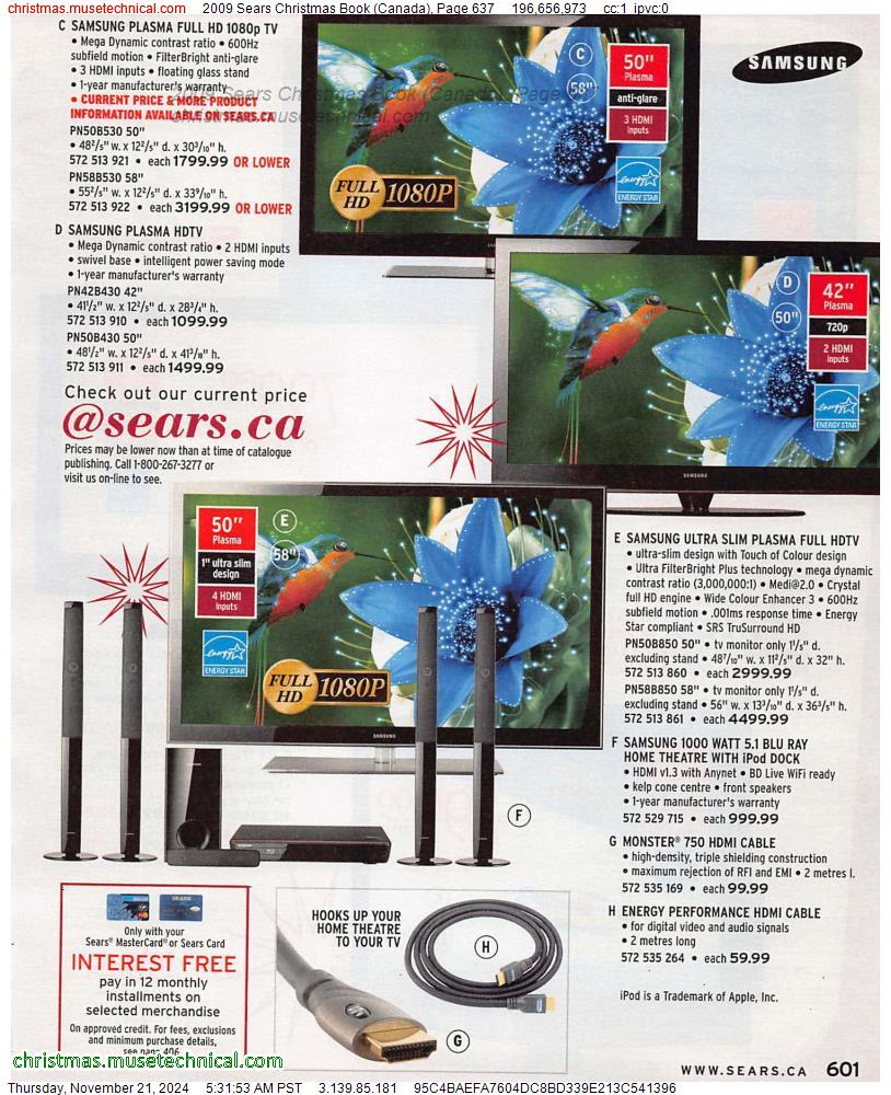 2009 Sears Christmas Book (Canada), Page 637