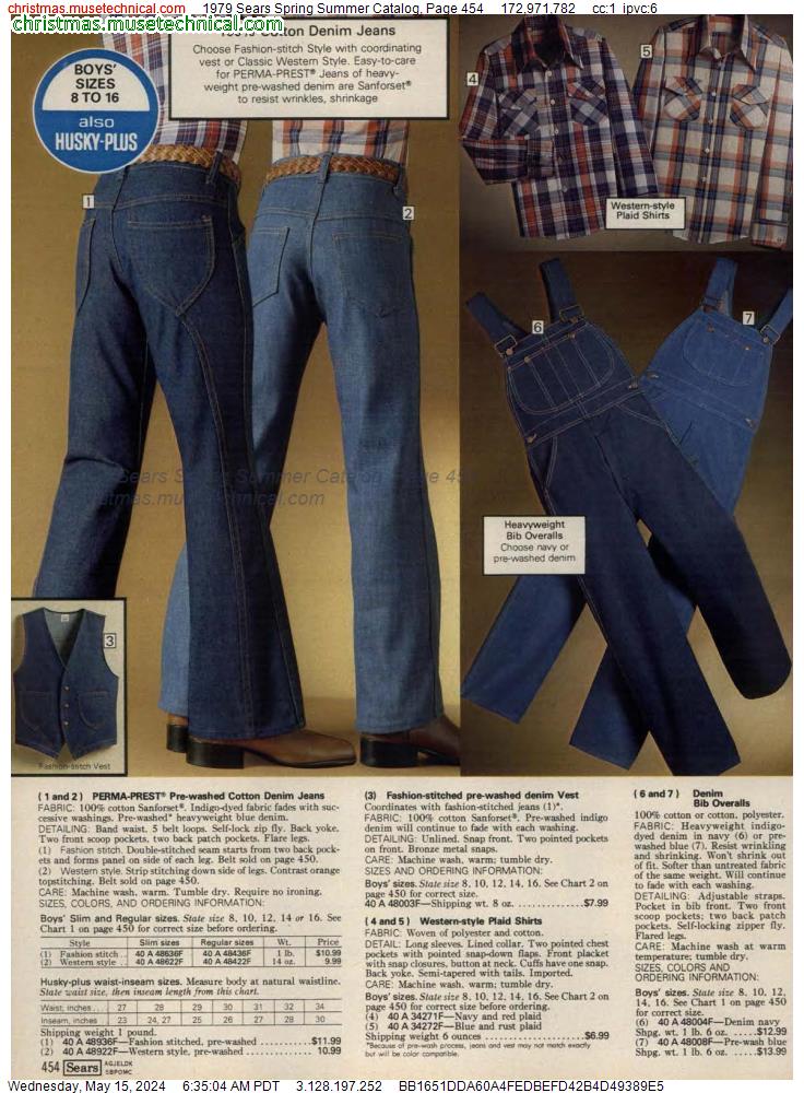 1979 Sears Spring Summer Catalog, Page 454