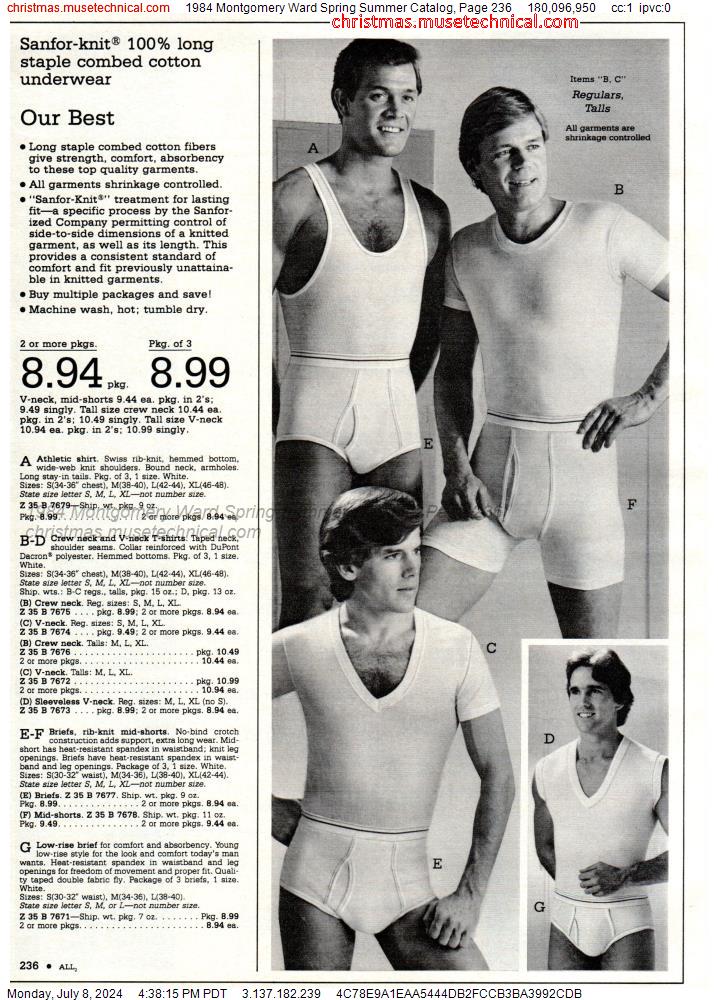 1984 Montgomery Ward Spring Summer Catalog, Page 236