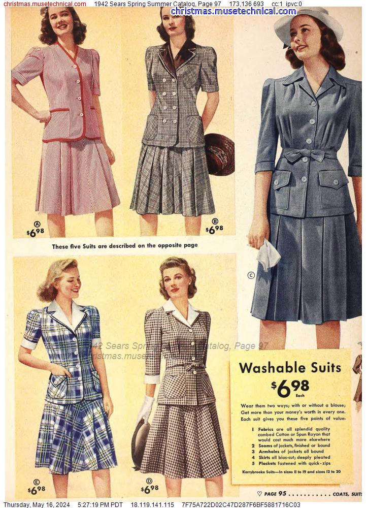 1942 Sears Spring Summer Catalog, Page 97