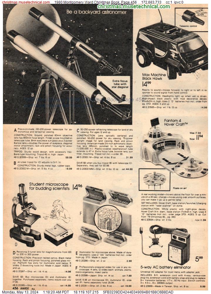 1980 Montgomery Ward Christmas Book, Page 456