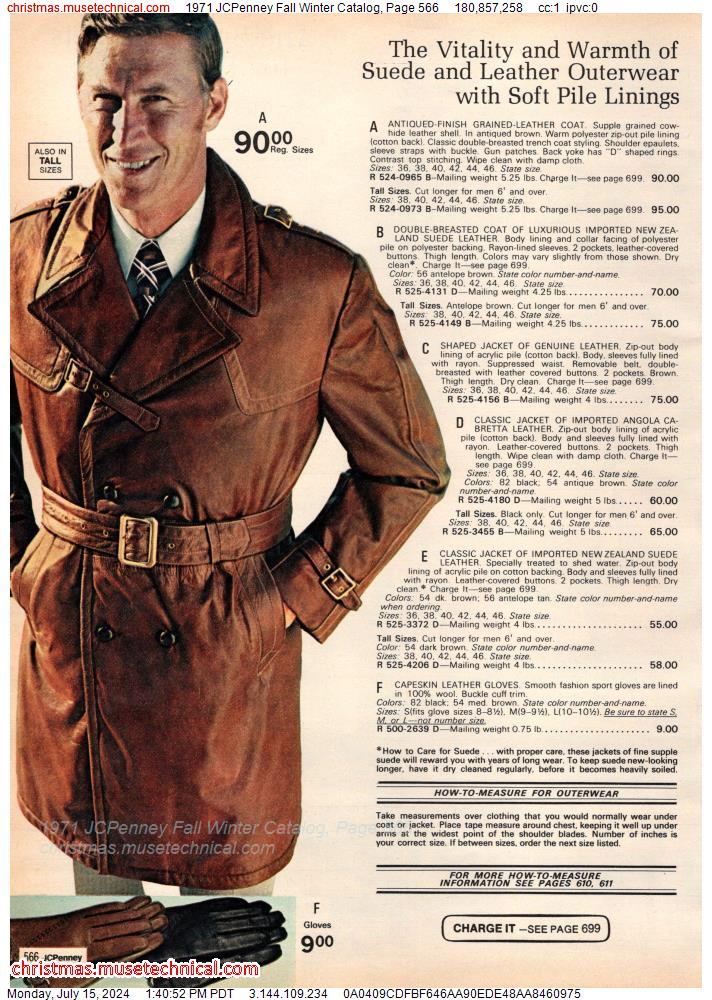 1971 JCPenney Fall Winter Catalog, Page 566