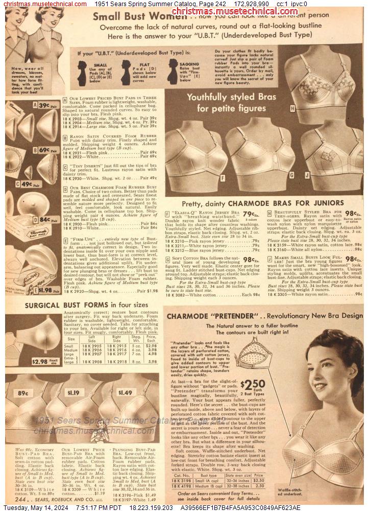 1951 Sears Spring Summer Catalog, Page 242