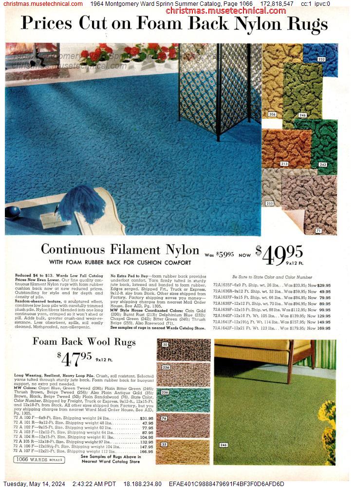 1964 Montgomery Ward Spring Summer Catalog, Page 1066