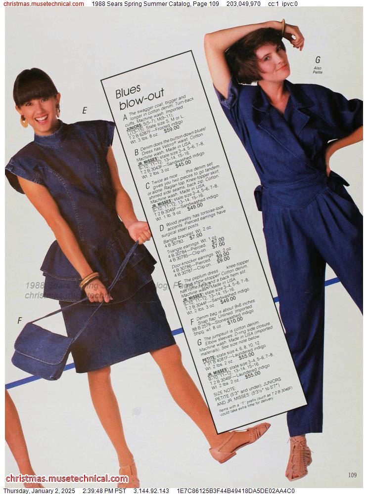 1988 Sears Spring Summer Catalog, Page 109