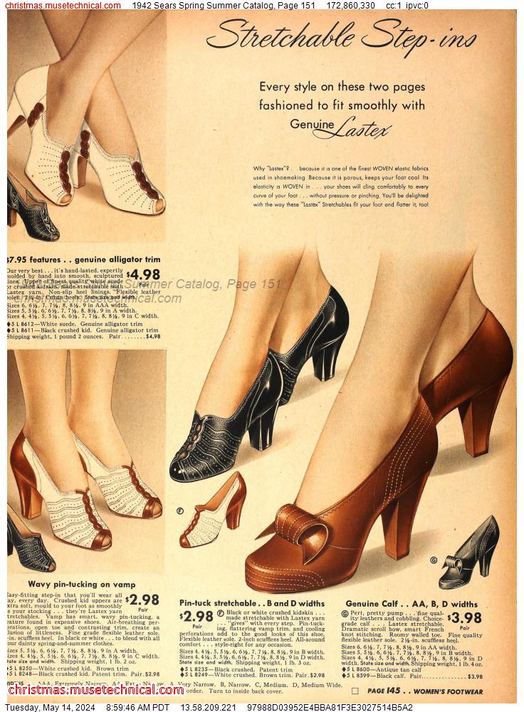 1942 Sears Spring Summer Catalog, Page 151