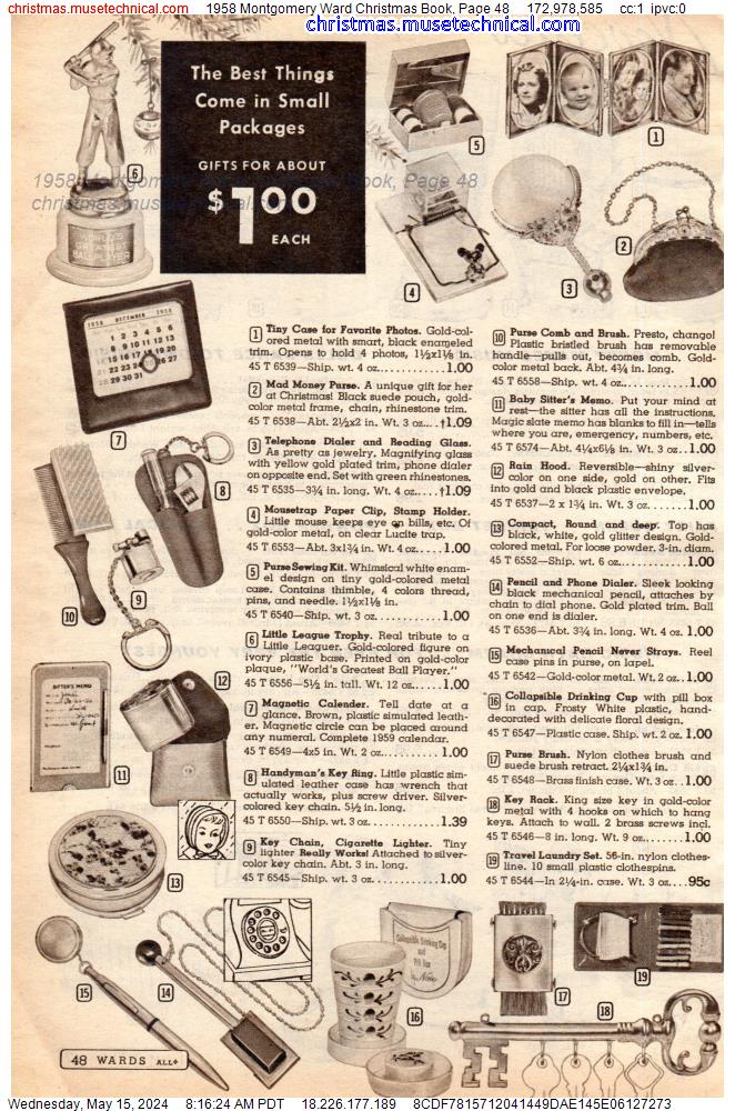 1958 Montgomery Ward Christmas Book, Page 48
