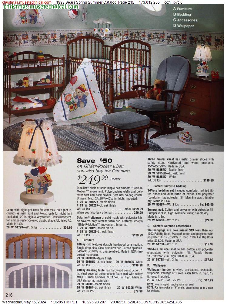 1993 Sears Spring Summer Catalog, Page 215