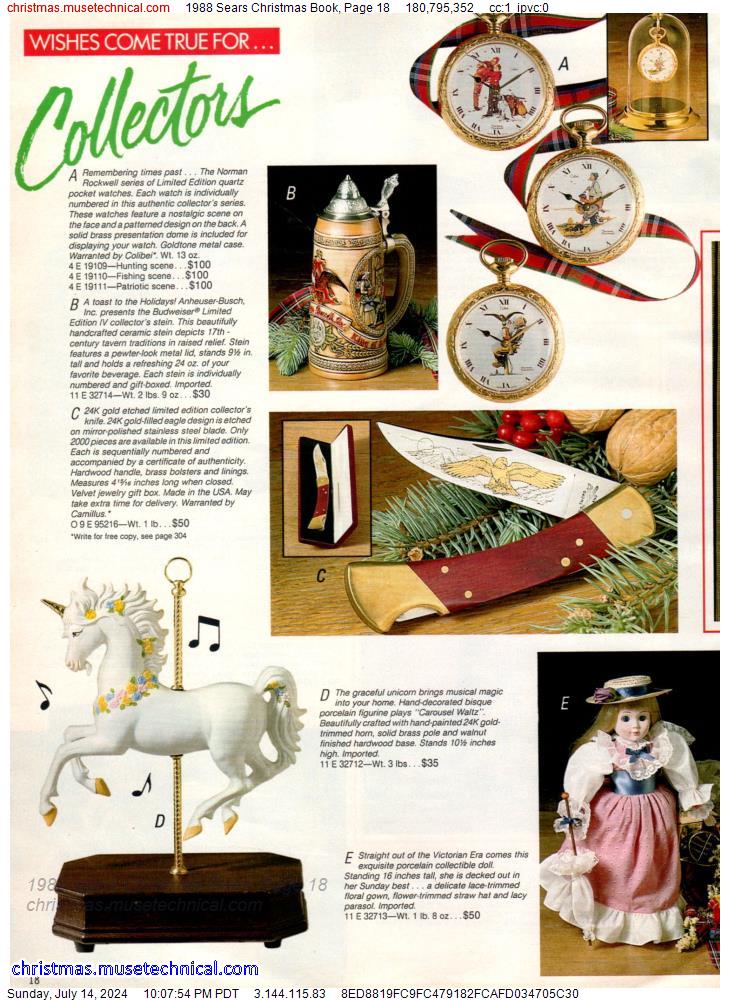 1988 Sears Christmas Book, Page 18