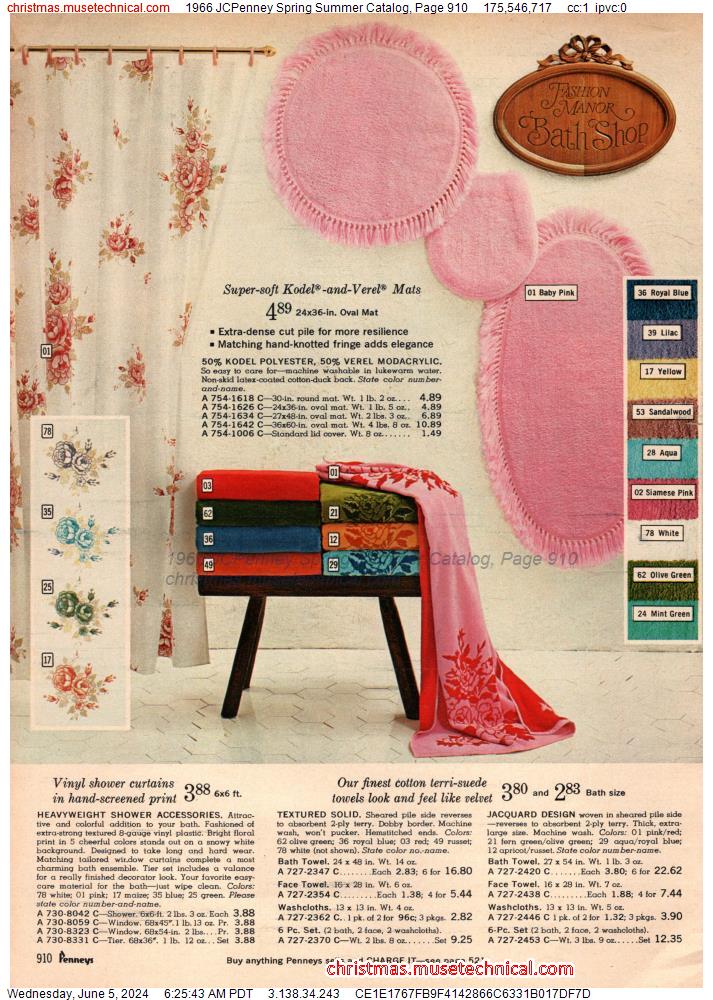 1966 JCPenney Spring Summer Catalog, Page 910