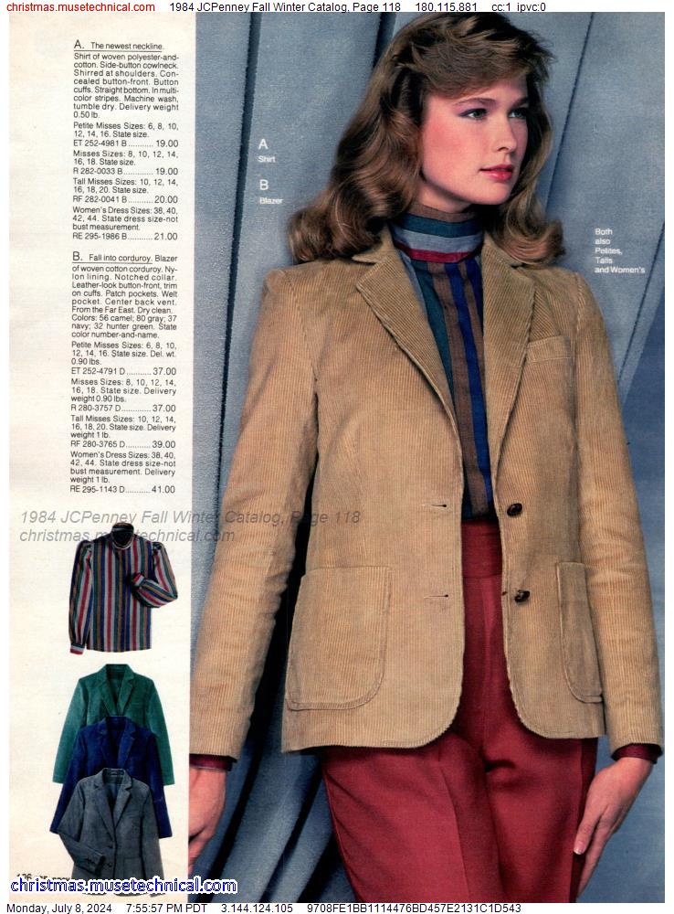 1984 JCPenney Fall Winter Catalog, Page 118
