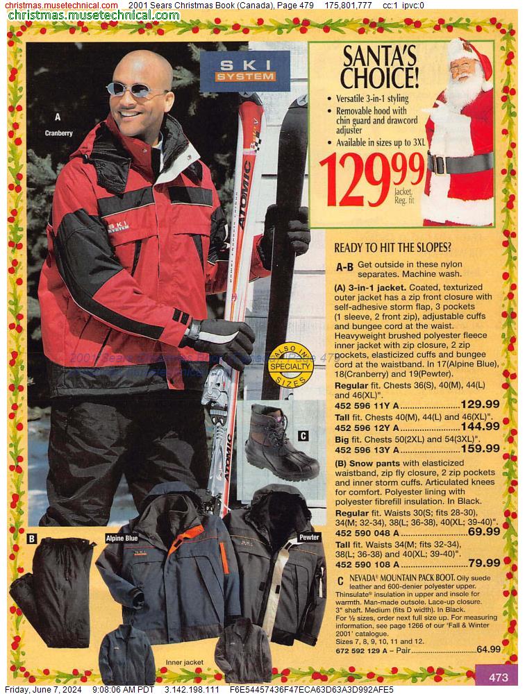 2001 Sears Christmas Book (Canada), Page 479