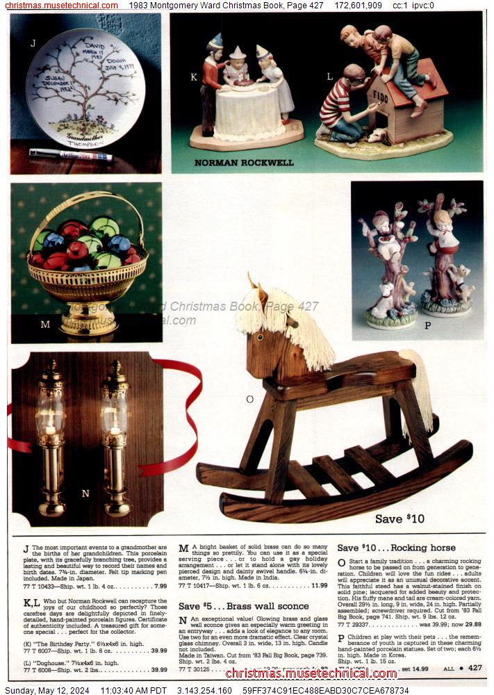 1983 Montgomery Ward Christmas Book, Page 427