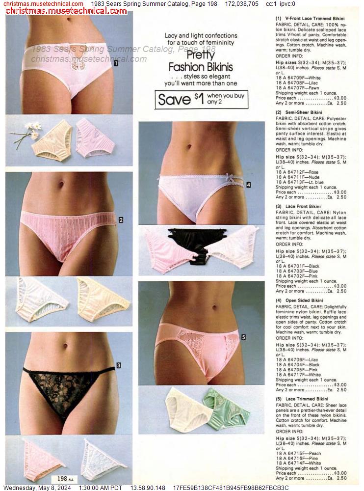 1983 Sears Spring Summer Catalog, Page 198