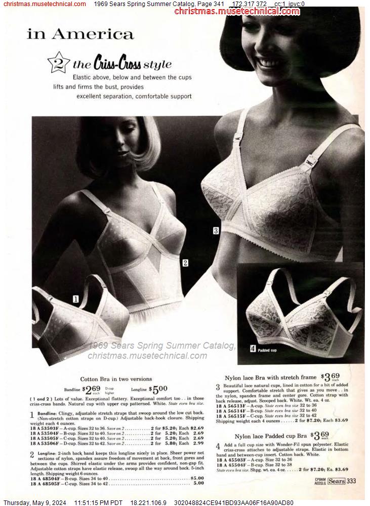 1969 Sears Spring Summer Catalog, Page 341