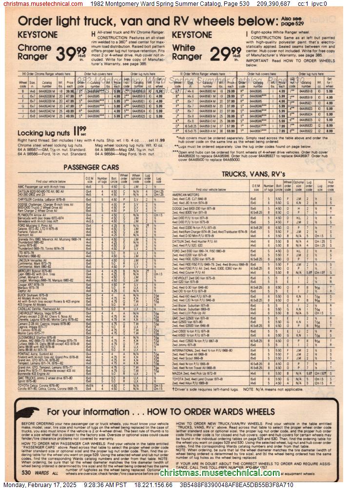 1982 Montgomery Ward Spring Summer Catalog, Page 530