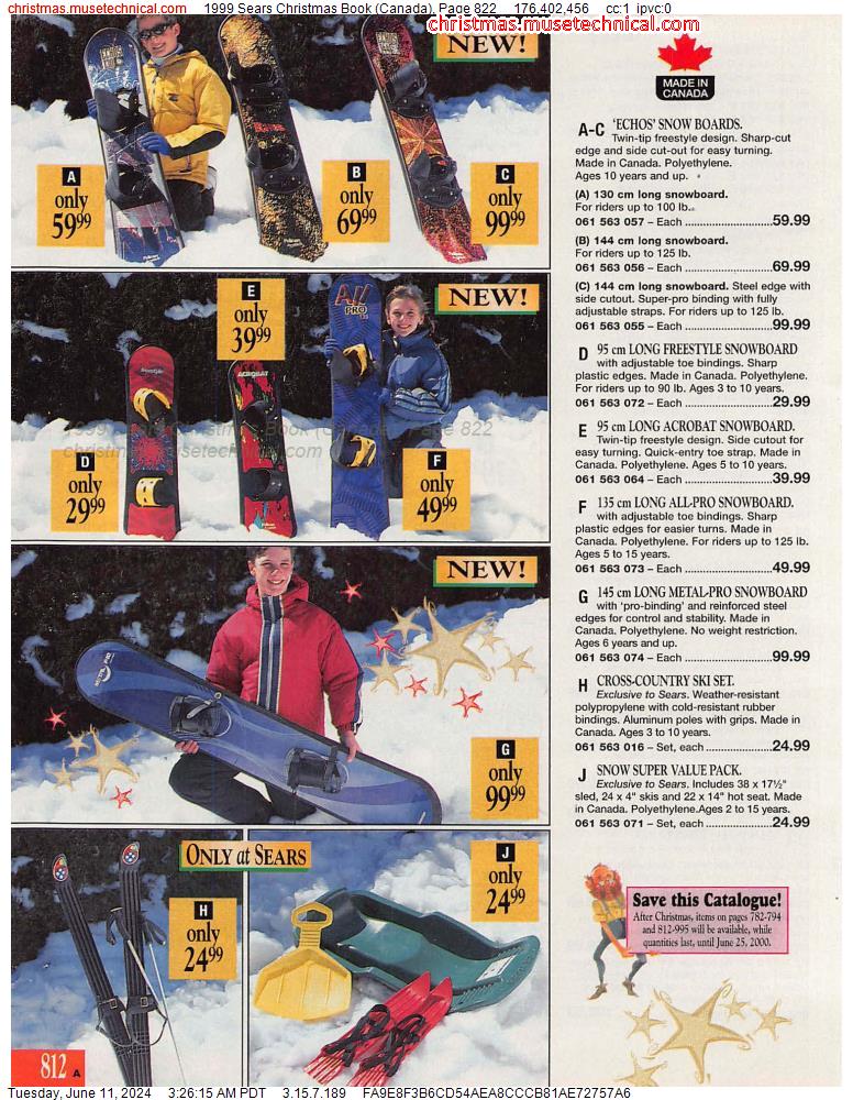 1999 Sears Christmas Book (Canada), Page 822