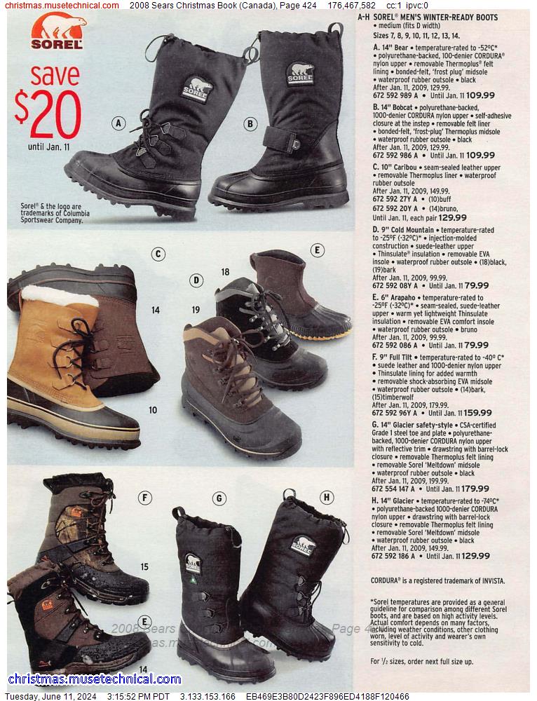2008 Sears Christmas Book (Canada), Page 424