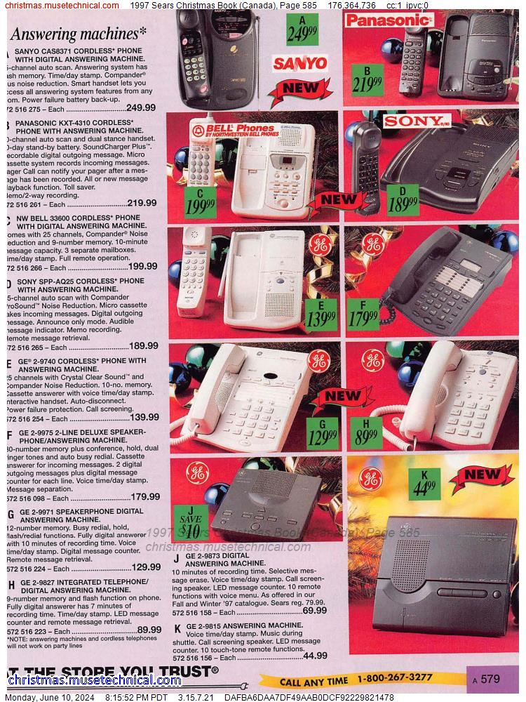 1997 Sears Christmas Book (Canada), Page 585
