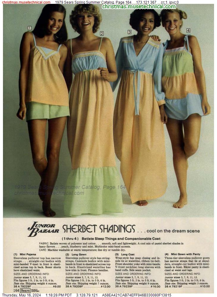 1979 Sears Spring Summer Catalog, Page 164