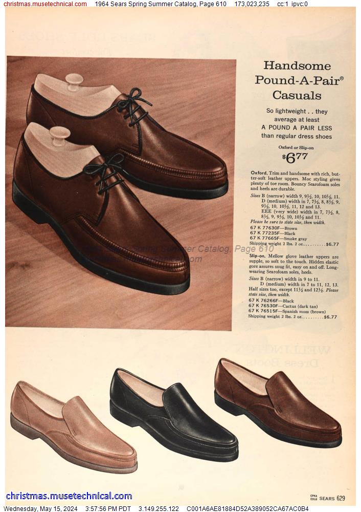 1964 Sears Spring Summer Catalog, Page 610