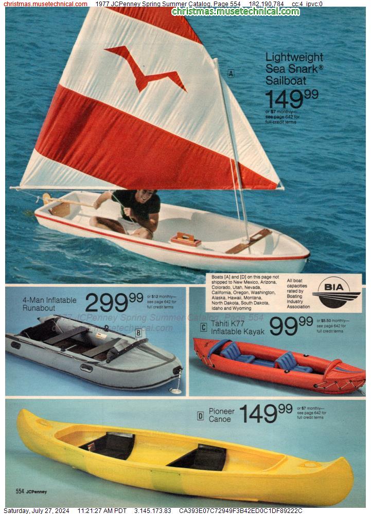 1977 JCPenney Spring Summer Catalog, Page 554