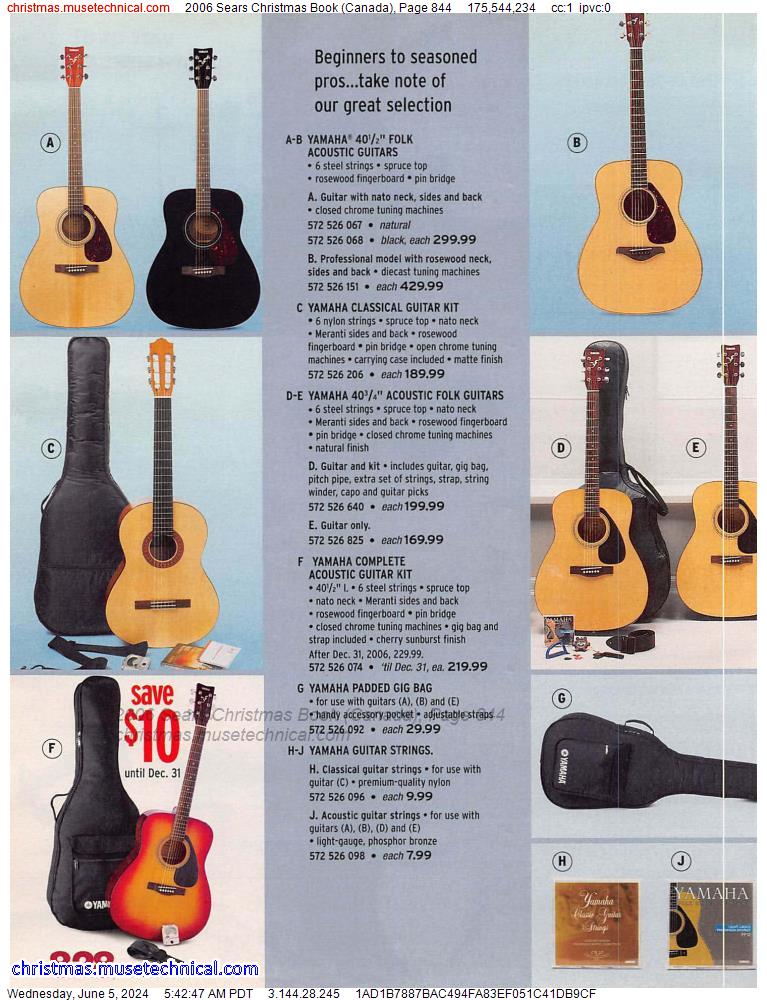 2006 Sears Christmas Book (Canada), Page 844