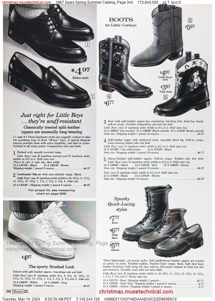1967 Sears Spring Summer Catalog, Page 344