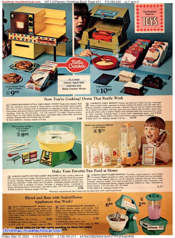 1971 JCPenney Christmas Book, Page 431
