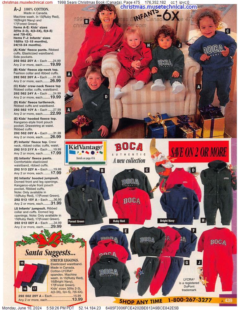 1998 Sears Christmas Book (Canada), Page 475